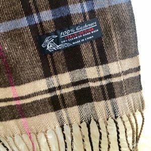 100% Cashmere Scarf (Italy Design)